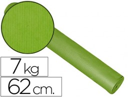 Papel kraft liso pistacho bobina 62 cm. 7 Kg.